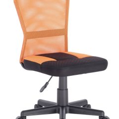 Кресло компактное BRABIX "Smart MG-313" черное/оранжевое, 531844 в Нижнекамске - nizhnekamsk.mebel24.online | фото 1