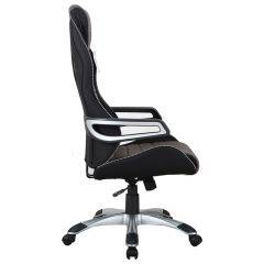 Кресло компьютерное BRABIX Techno GM-002 (ткань) черное/серое, вставки белые (531815) в Нижнекамске - nizhnekamsk.mebel24.online | фото 4