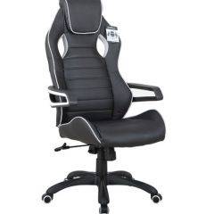 Кресло компьютерное BRABIX Techno Pro GM-003 (экокожа черное/серое, вставки серые) 531814 в Нижнекамске - nizhnekamsk.mebel24.online | фото 2