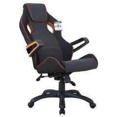 Кресло компьютерное BRABIX Techno Pro GM-003 (ткань черное/серое, вставки оранжевые) 531813 в Нижнекамске - nizhnekamsk.mebel24.online | фото 8