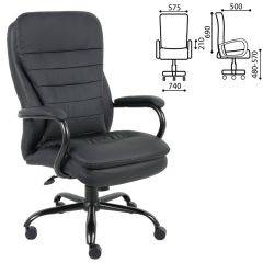 Кресло офисное BRABIX PREMIUM "Heavy Duty HD-001" (черный) 531015 в Нижнекамске - nizhnekamsk.mebel24.online | фото