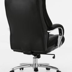 Кресло офисное BRABIX PREMIUM "Bomer HD-007" (рециклированная кожа, хром, черное) 531939 в Нижнекамске - nizhnekamsk.mebel24.online | фото 4
