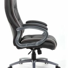 Кресло офисное BRABIX PREMIUM "Strong HD-009" (экокожа черная, ткань серая) 531945 в Нижнекамске - nizhnekamsk.mebel24.online | фото 3