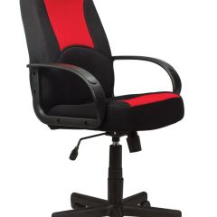 Кресло офисное BRABIX "City EX-512", ткань черная/красная, TW, 531408 в Нижнекамске - nizhnekamsk.mebel24.online | фото 1