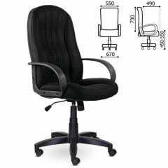 Кресло офисное BRABIX "Classic EX-685" (ткань E, черное) 532024 в Нижнекамске - nizhnekamsk.mebel24.online | фото 2