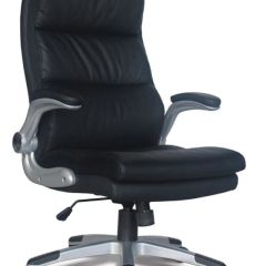 Кресло офисное BRABIX "Fregat EX-510" (рециклированная кожа, черное) 530863 в Нижнекамске - nizhnekamsk.mebel24.online | фото