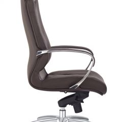 Кресло руководителя Бюрократ _AURA/BROWN коричневый в Нижнекамске - nizhnekamsk.mebel24.online | фото 2