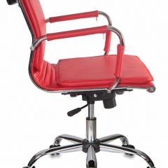 Кресло руководителя Бюрократ CH-993-LOW/RED красный в Нижнекамске - nizhnekamsk.mebel24.online | фото 2