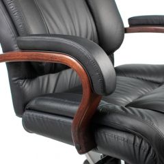 Кресло руководителя Бюрократ T-9925WALNUT/BLACK в Нижнекамске - nizhnekamsk.mebel24.online | фото 4