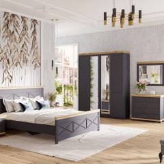 Кровать 1600 НКМ Лиана-1 с основанием в Нижнекамске - nizhnekamsk.mebel24.online | фото 2