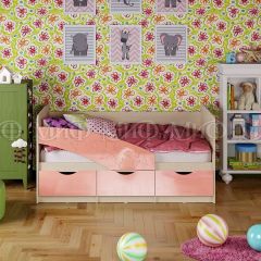 Кровать Бабочки (Розовый металлик) 1800 в Нижнекамске - nizhnekamsk.mebel24.online | фото