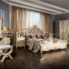 Кровать 1800 Джоконда (крем) в Нижнекамске - nizhnekamsk.mebel24.online | фото 7
