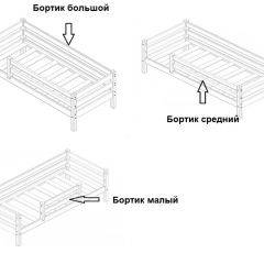 Кровать одноярусная Сонечка (800*1900) модульная в Нижнекамске - nizhnekamsk.mebel24.online | фото 3