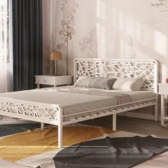 Кровать "Орион" КМД16  Белая (1400*2000) (ножки-белые) в Нижнекамске - nizhnekamsk.mebel24.online | фото 1