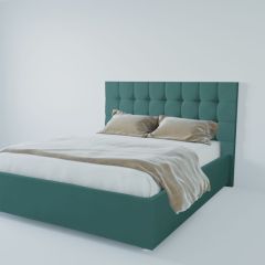 Кровать Венеция с ПМ 1200 (велюр бирюзовый) в Нижнекамске - nizhnekamsk.mebel24.online | фото 2
