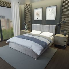 Кровать Верона Решетка+ПМ (1800) *БЕЗ ДНА в Нижнекамске - nizhnekamsk.mebel24.online | фото 1