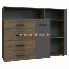 КУБА Спальный гарнитур (модульный) в Нижнекамске - nizhnekamsk.mebel24.online | фото 3