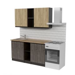 Кухонный гарнитур Адажио нормал 1500 мм в Нижнекамске - nizhnekamsk.mebel24.online | фото 4
