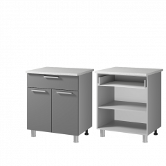 Кухонный гарнитур Айсбери 2.4 (белый/сонома) в Нижнекамске - nizhnekamsk.mebel24.online | фото 6