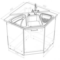 Кухонный гарнитур Ноктюрн оптима 1800х2400 мм в Нижнекамске - nizhnekamsk.mebel24.online | фото 17