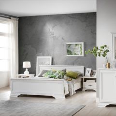 Модульная спальня KENTAKI (Белый) в Нижнекамске - nizhnekamsk.mebel24.online | фото