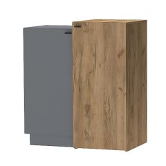 Модульная спальня Квадро (ЛДСП дуб крафт золотой) в Нижнекамске - nizhnekamsk.mebel24.online | фото 4