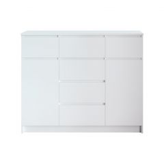 МОРИ МК 1200.4 Комод (белый) в Нижнекамске - nizhnekamsk.mebel24.online | фото 1