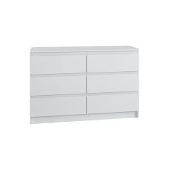 МОРИ МК 1200.6 Комод (белый) в Нижнекамске - nizhnekamsk.mebel24.online | фото 1