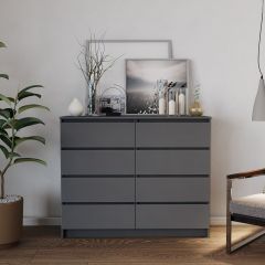 МОРИ МК 1200.8 Комод (графит) в Нижнекамске - nizhnekamsk.mebel24.online | фото