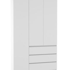 МОРИ МШ 1200.1 Шкаф (белый) в Нижнекамске - nizhnekamsk.mebel24.online | фото 2