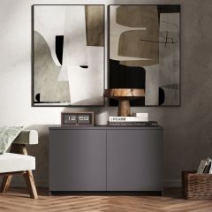 МОРИ МА 900.1 Антресоль/Тумба (графит) в Нижнекамске - nizhnekamsk.mebel24.online | фото