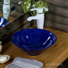 Накладная раковина melana mln-t4006-b1 (синяя) в Нижнекамске - nizhnekamsk.mebel24.online | фото