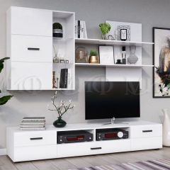 НЭНСИ NEW Тумба ТВ (2дв.+1ящ.) МДФ в Нижнекамске - nizhnekamsk.mebel24.online | фото 2