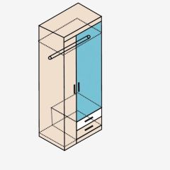 НИКА Н10з Шкаф для одежды в Нижнекамске - nizhnekamsk.mebel24.online | фото 4