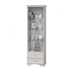 НИКОЛЬ Шкаф-витрина с 1 ст.дв. и 2 ящика в Нижнекамске - nizhnekamsk.mebel24.online | фото 2