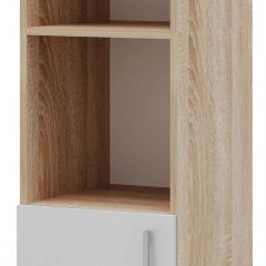 Пенал ПКС-8 Дуб сонома/Белый глянец в Нижнекамске - nizhnekamsk.mebel24.online | фото 1