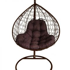 Подвесное кресло КОКОН "XL" ротанг (каркас коричневый) в Нижнекамске - nizhnekamsk.mebel24.online | фото 2