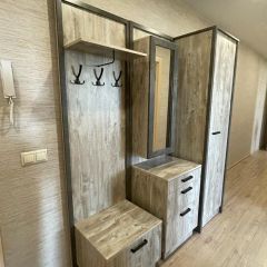 АМЕЛИ Прихожая (Дуб Юкон/Бетон темный) в Нижнекамске - nizhnekamsk.mebel24.online | фото 4