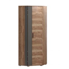 Прихожая Бостон (модульная) дуб вотан/антрацит в Нижнекамске - nizhnekamsk.mebel24.online | фото 6