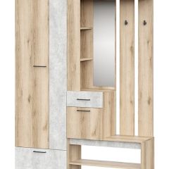 ФАВОРИТ 1 Прихожая (Дуб Делано/Цемент Светлый) в Нижнекамске - nizhnekamsk.mebel24.online | фото 2
