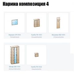 Прихожая Карина (модульная) в Нижнекамске - nizhnekamsk.mebel24.online | фото 10