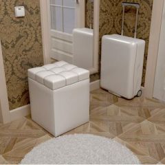 Пуф КВАДРО Белый в Нижнекамске - nizhnekamsk.mebel24.online | фото