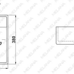 Раковина MELANA MLN-7063D в Нижнекамске - nizhnekamsk.mebel24.online | фото 2