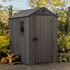 Сарай Дарвин 4х6 (Darwin 4x6) серый в Нижнекамске - nizhnekamsk.mebel24.online | фото 5