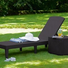 Шезлонг Джайпур (Jaipur Sun lounger) виски-коричневый в Нижнекамске - nizhnekamsk.mebel24.online | фото 2
