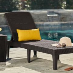 Шезлонг Джайпур (Jaipur Sun lounger) виски-коричневый в Нижнекамске - nizhnekamsk.mebel24.online | фото 3