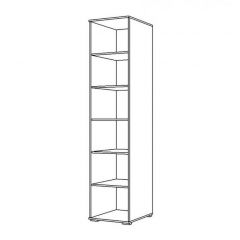 Шкаф 1Д Вегас (500) в Нижнекамске - nizhnekamsk.mebel24.online | фото 2