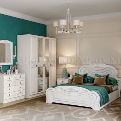 АЛЕКСАНДРИНА Шкаф 3-х створчатый (Белый глянец холодный/Белый) в Нижнекамске - nizhnekamsk.mebel24.online | фото 3