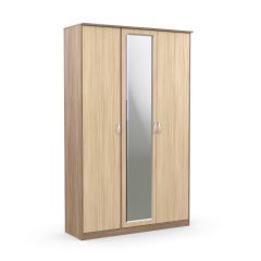 Шкаф 3-х створчатый Дуэт Люкс с зеркалом в Нижнекамске - nizhnekamsk.mebel24.online | фото 5