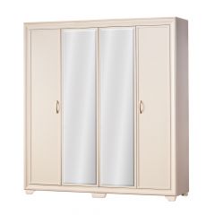 Шкаф 4-дверный со стеклом №367 Афины в Нижнекамске - nizhnekamsk.mebel24.online | фото